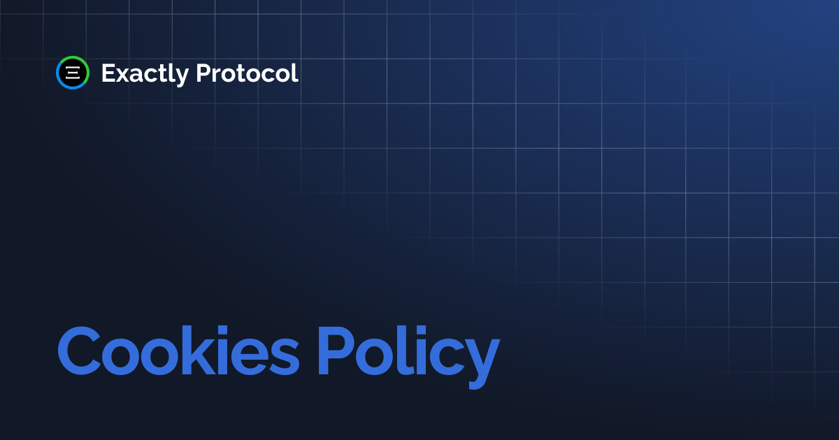 Cookies Policy | Exactly Protocol